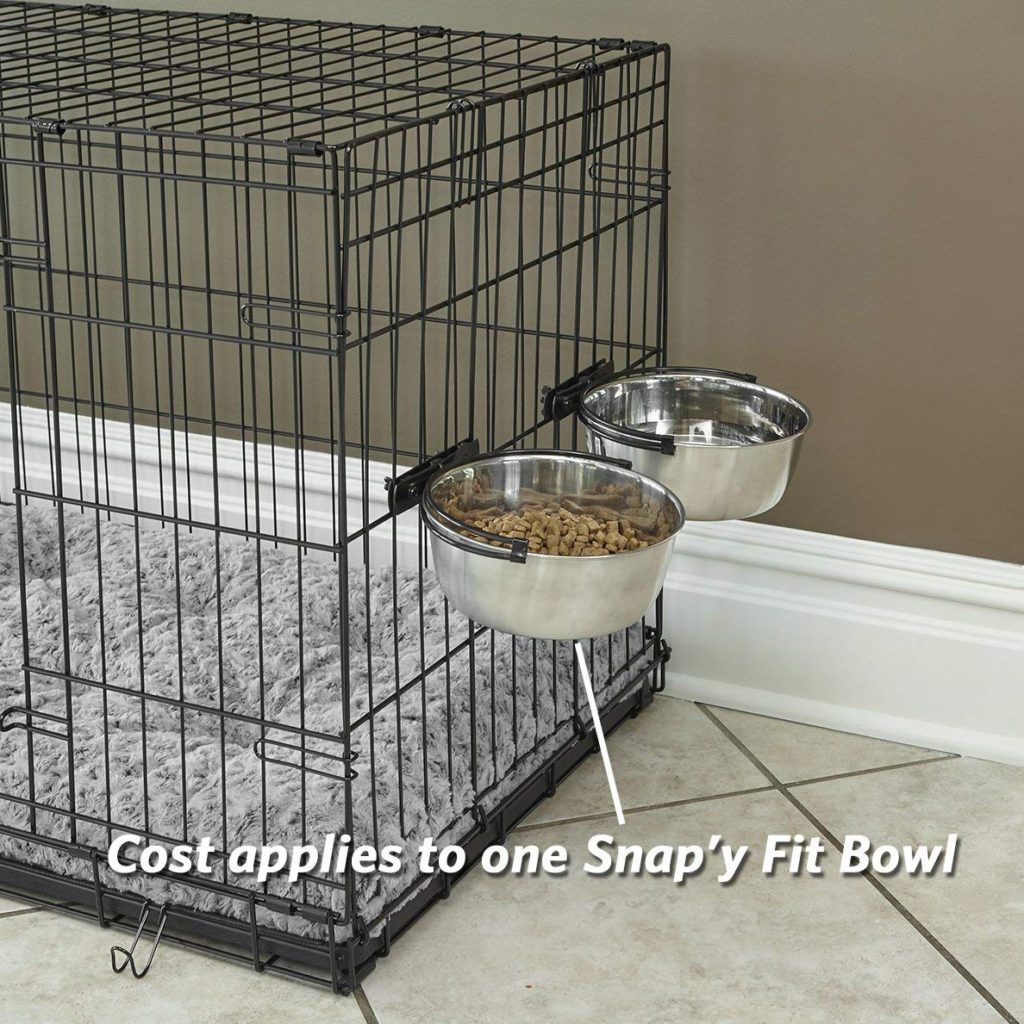 MIDWEST Snap'y Fit Stainless Steel Bowl