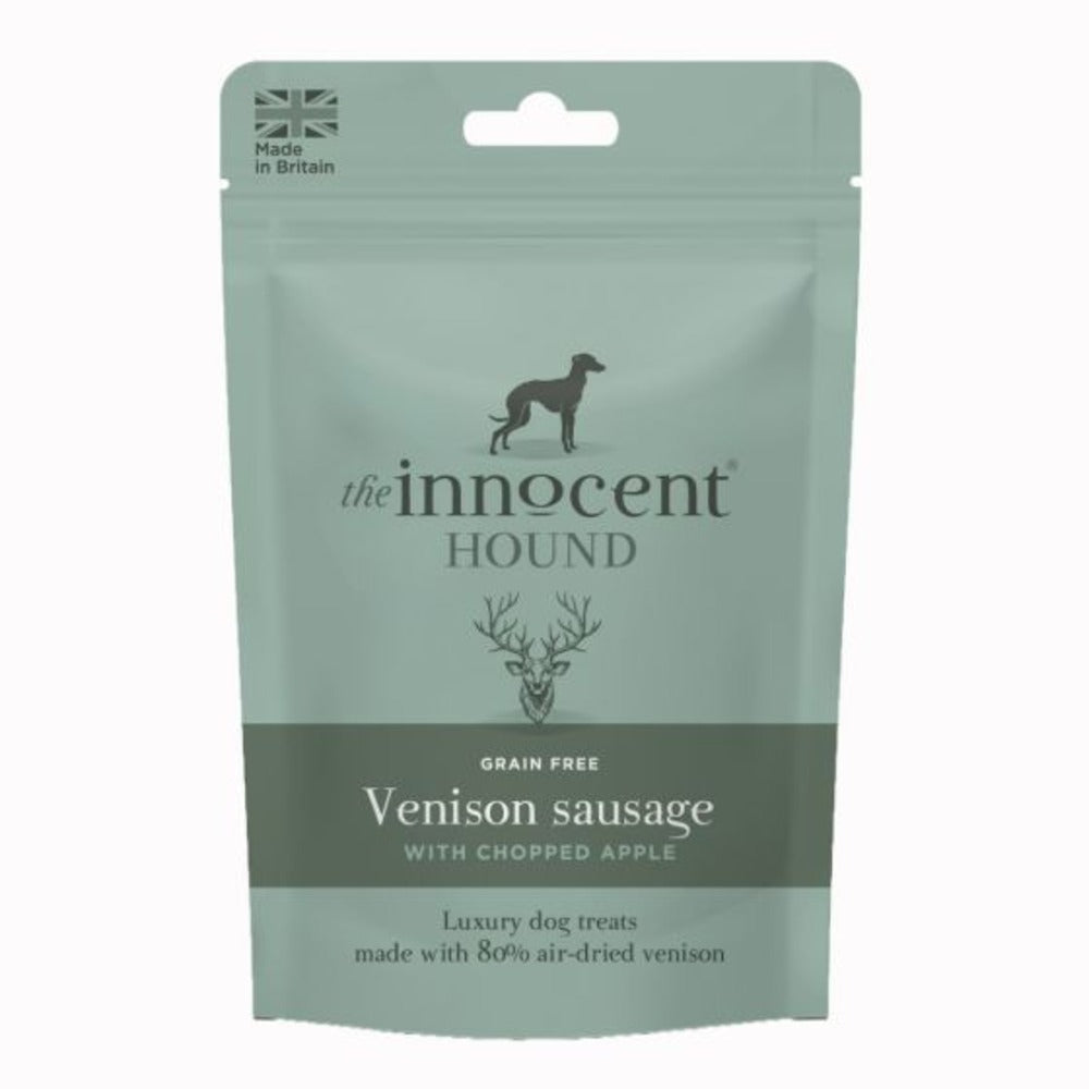 THE INNOCENT HOUND Venison Sausage with Chopped Apple Dog Treats