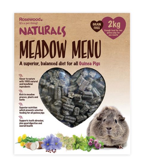 ROSEWOOD Naturals Meadow Menu Grain Free Guinea Pig Food (2kgs)