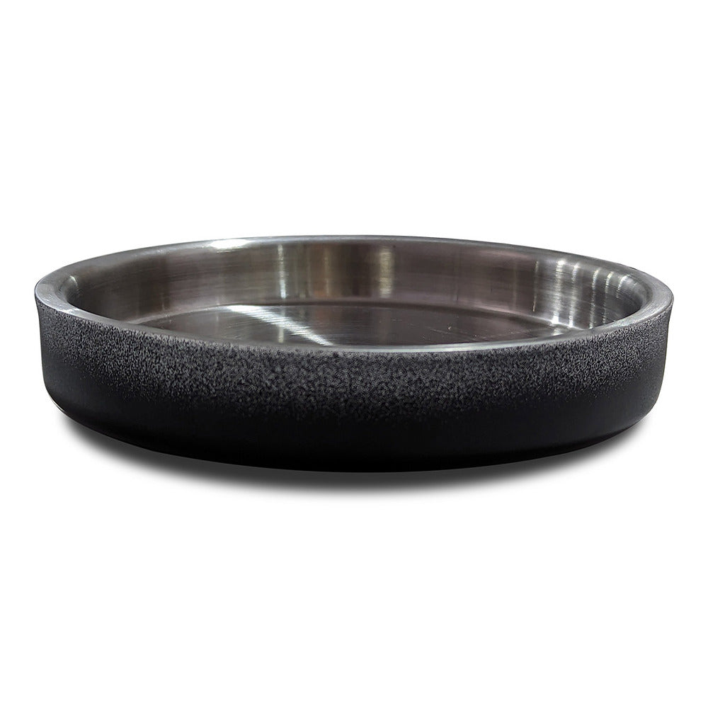 MAU Double Wall Stainless Steel Cat Bowl (Dark Grey Ombre Color)