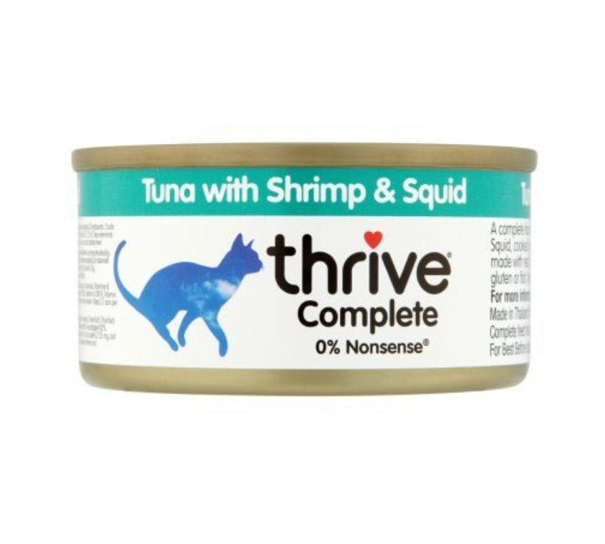 THRIVE Complete Cat Wet Food Fish Range 75gr (Various Flavors)