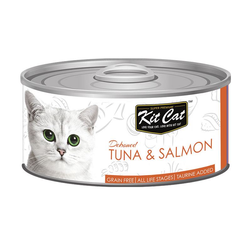 KIT CAT Canned Wet Food Fish Range 80gr (Various Flavors)