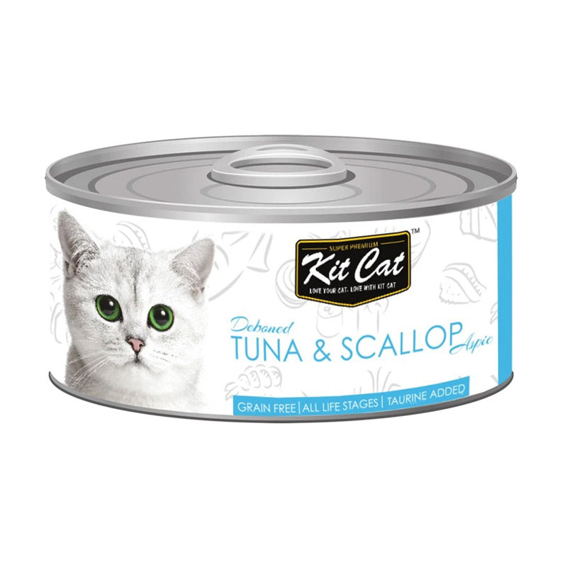 KIT CAT Canned Wet Food Fish Range 80gr (Various Flavors)