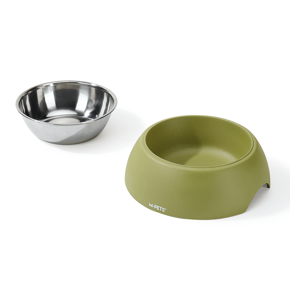 M-PETS Eco Bamboo Bowl (Various Colours)