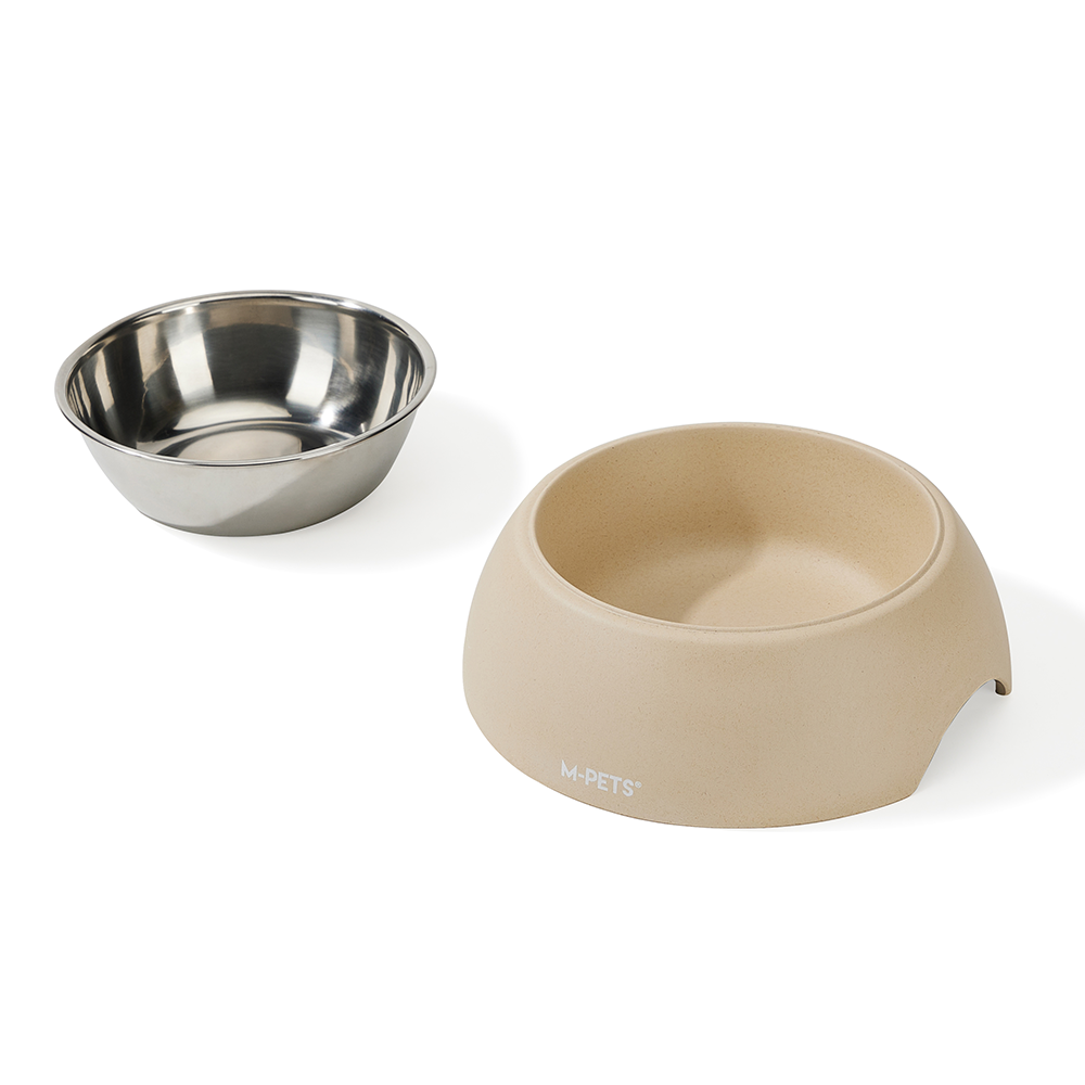 M-PETS Eco Bamboo Bowl (Various Colours)