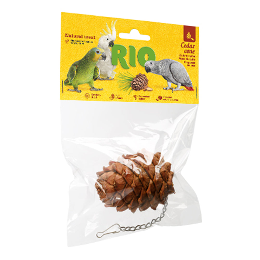 RIO Cedar Cone Treat-Toy For Tiny Birds