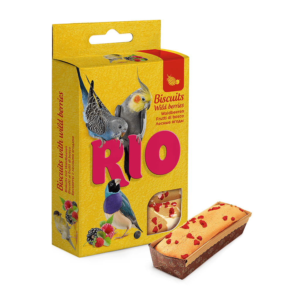 RIO Biscuits For All Birds with Wild Berrries (5x7g)