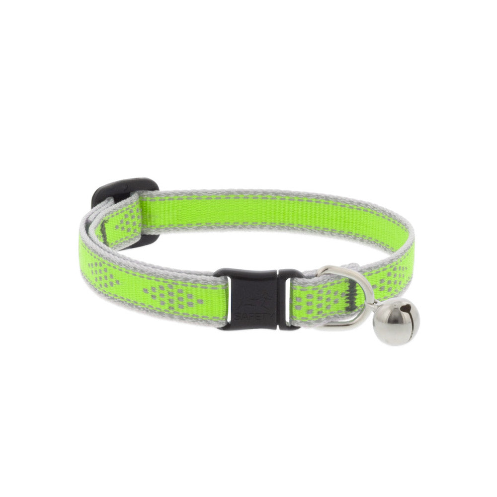 LUPINE PET Reflective Cat Collar With / Without Bell (Various Colors)