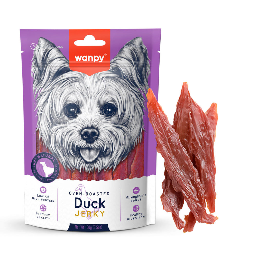 WANPY Duck Jerky Dog Treats (100gr)