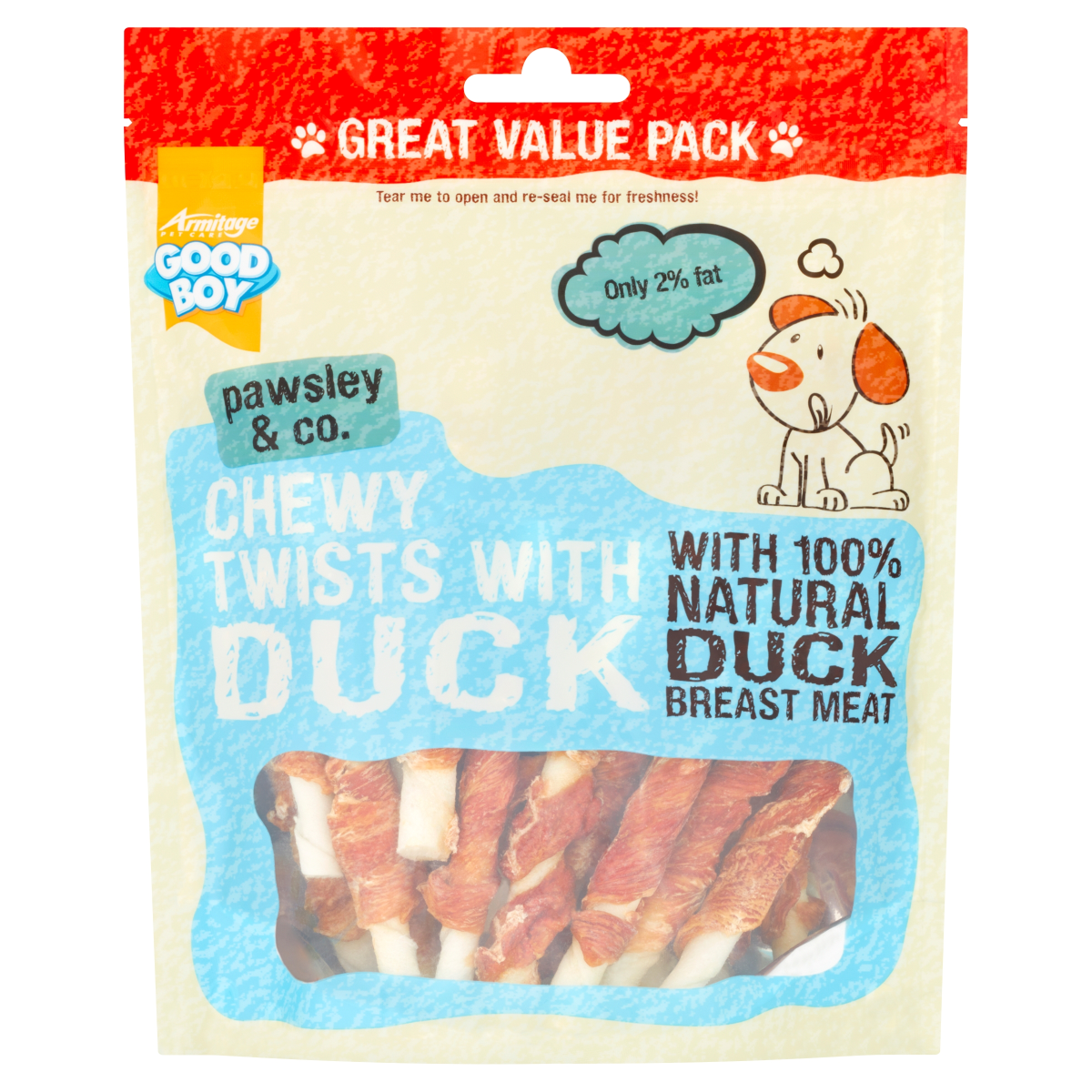 GOOD BOY Chewy Duck Twists Value Pack (320gr)