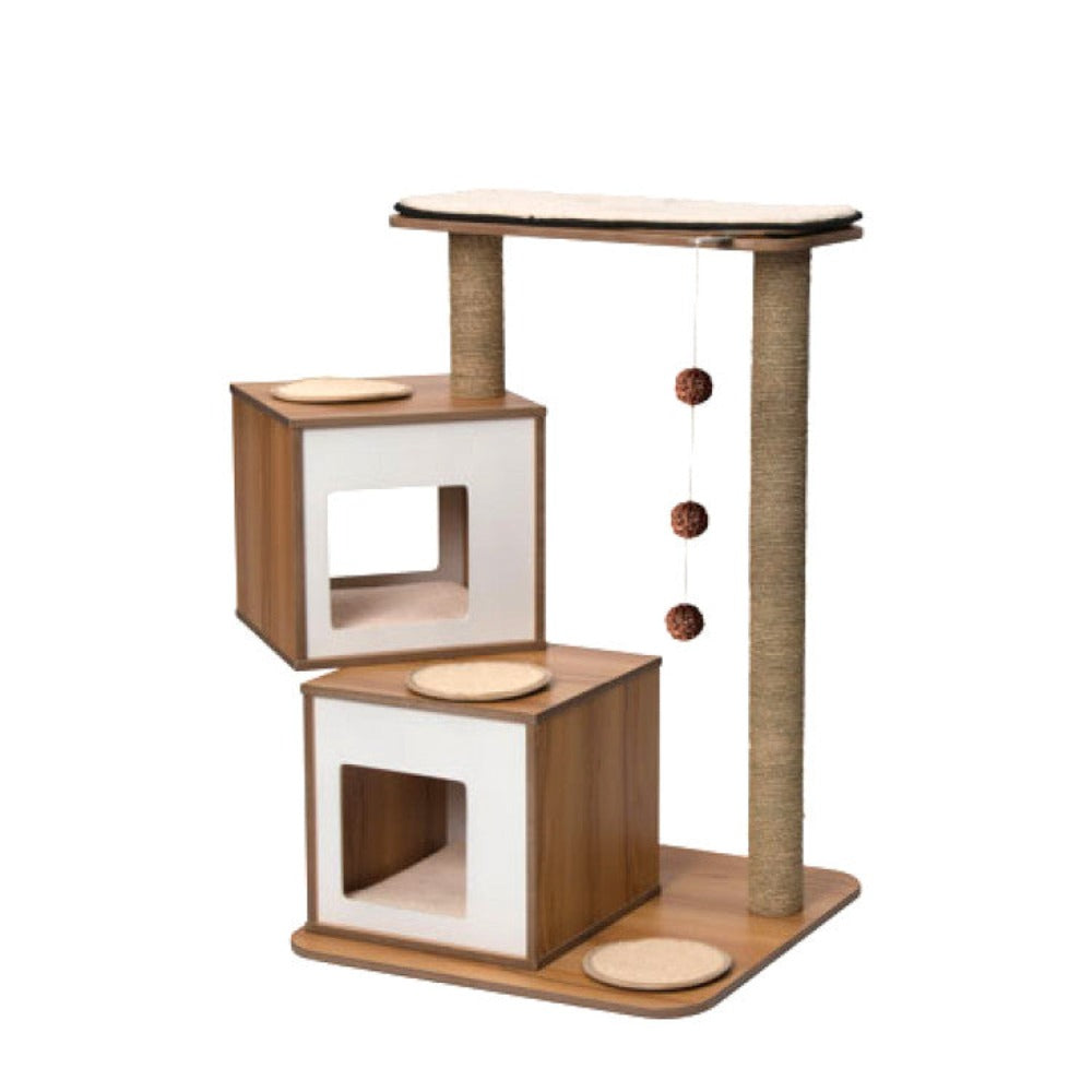 CATIT Vesper Cat Tree V-Duble White