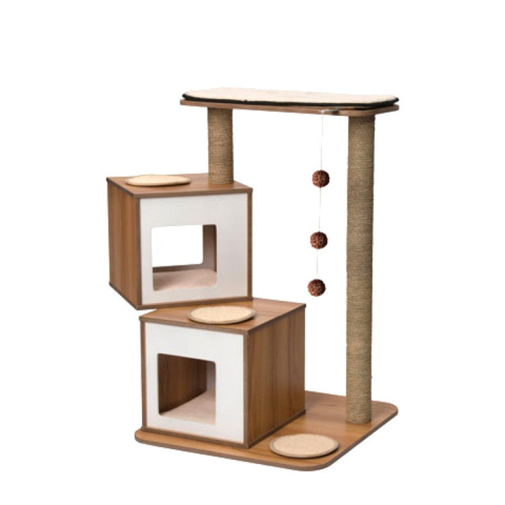 CATIT Premium Cat Tree V-Duble White