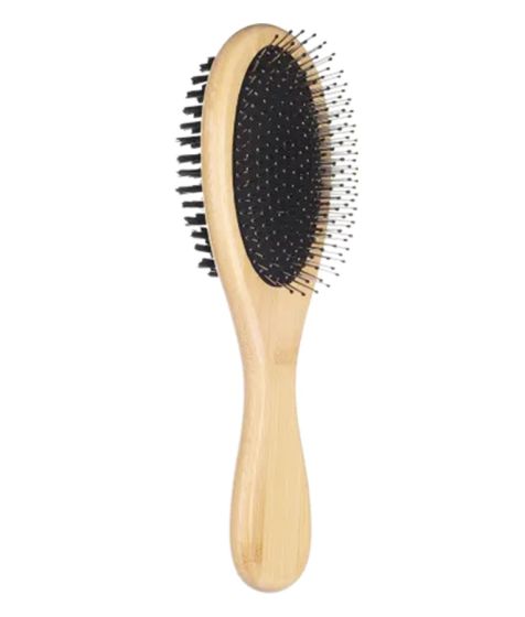 FLAMINGO Bamboo Bristle & Pin Brush for Dogs