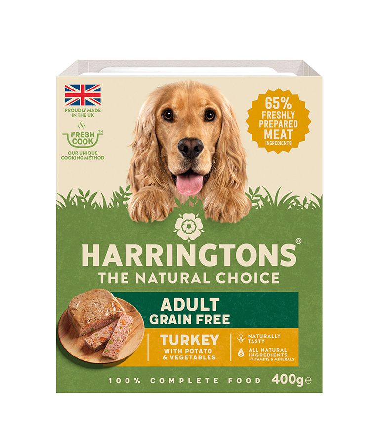 HARRINGTONS Adult Dog Wet Food Various Flavours (400gr Tray)