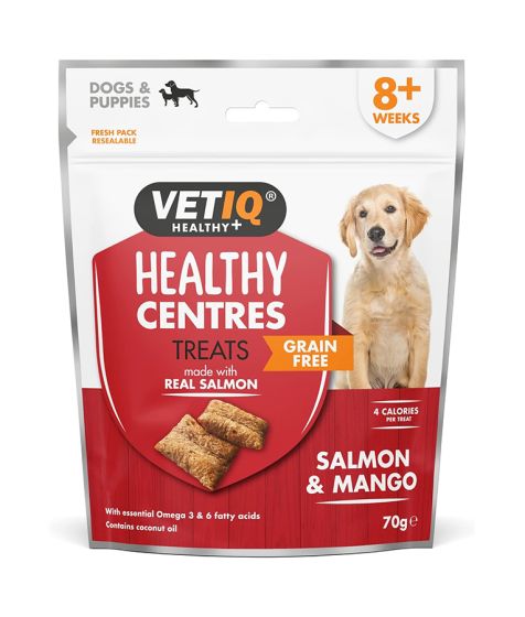 VetIQ Healthy Centres Grain Free Dog Treats (Various Flavours 70gr)