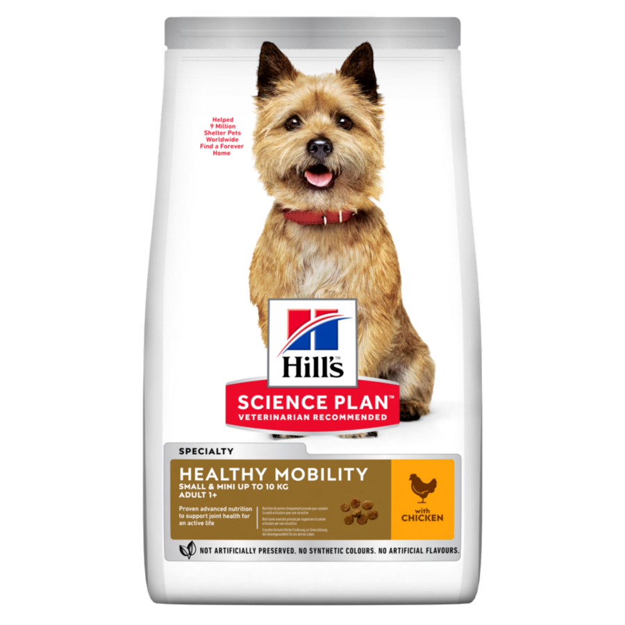 HILL'S Science Plan Healthy Mobility Small & Mini Adult Dog Dry Food With Chicken (1.5kgs)