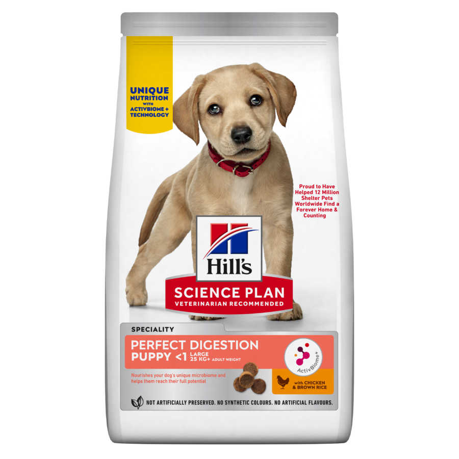 HILL'S Science Plan Perfect Digestion Large Puppy Dry Food With Chicken (2.5kgs)