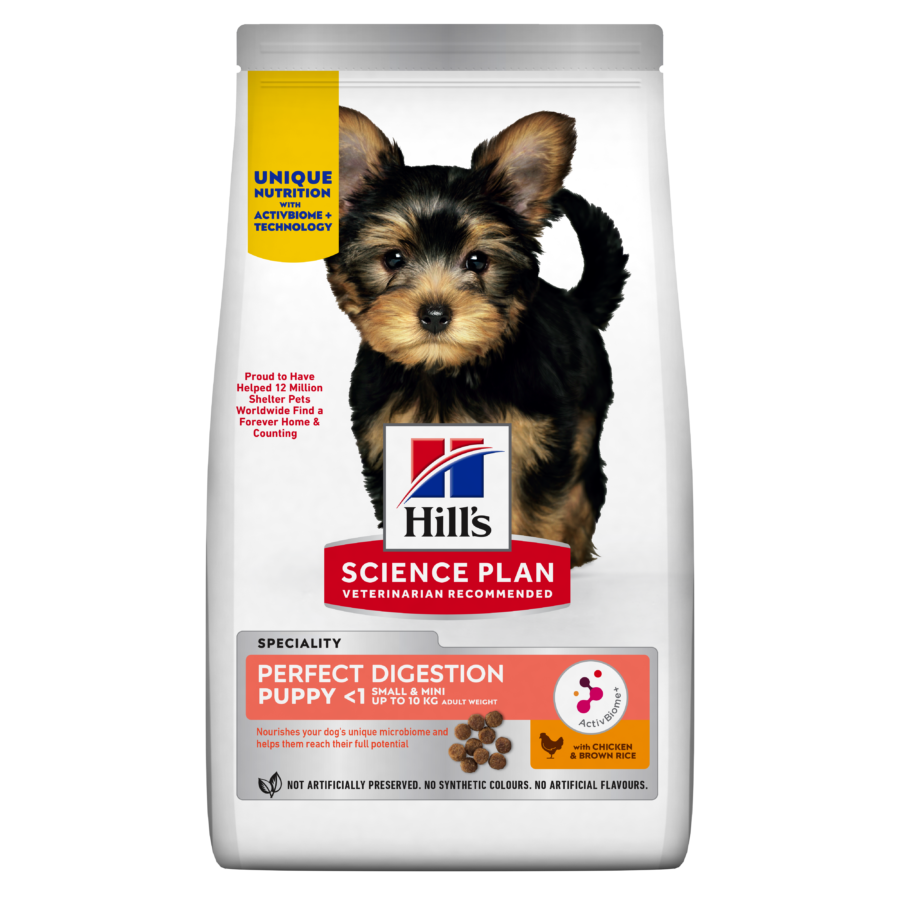 HILL'S Science Plan Perfect Digestion Small & Mini Puppy Dry Food With Chicken