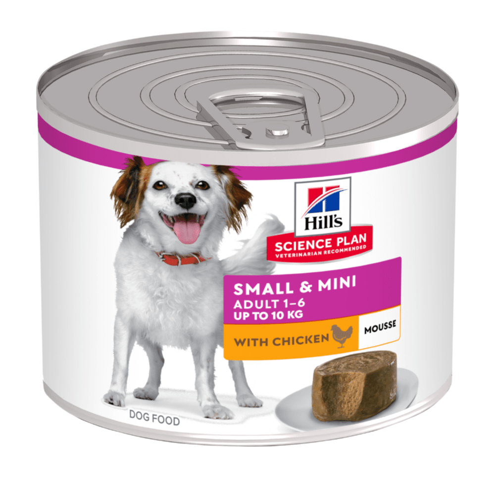 HILL'S Science Plan Small & Mini Adult Dog Mousse With Chicken (12x200gr)