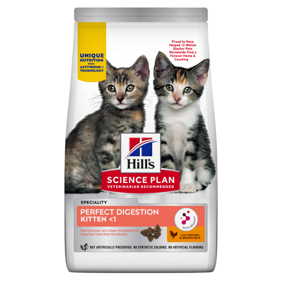 HILL'S Science Plan Kitten Perfect Digestion Dry Food (1.5kgs) Exp:April 2024