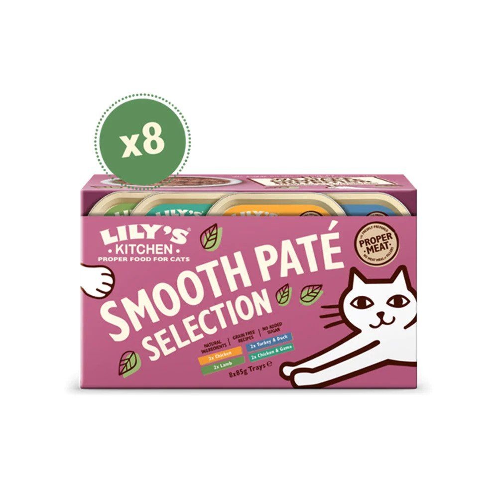 LILY'S KITCHEN Smooth Pate Selection Kitten Wet Food Multipack (8x85 gr)