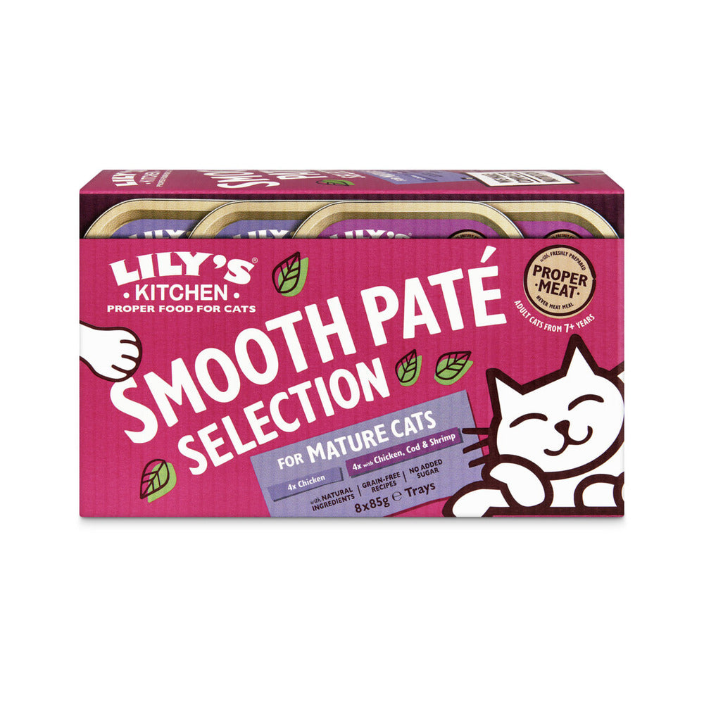 LILY'S KITCHEN Smooth Pate Selection Adult Cat Wet Food Multipack (8x85 gr)