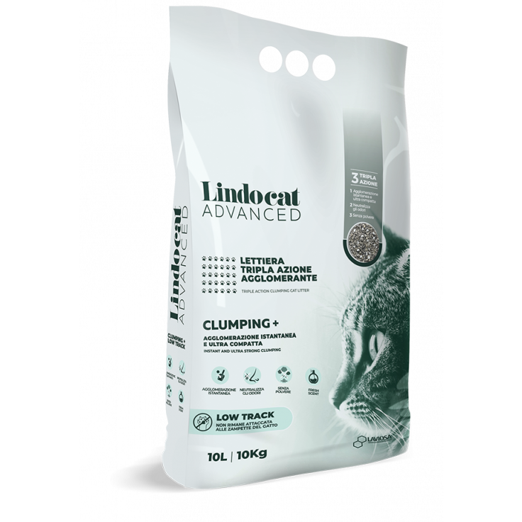 LINDOCAT Natural  Bentonite Advanced Clumping Low Track Unscented (10L)