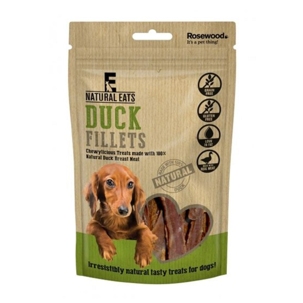 ROSEWOOD Duck Fillet Dog Treats (80gr)