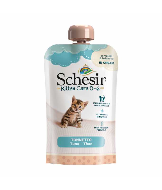 SCHESIR Kitten Tuna Cream (5x150gr Pouches)