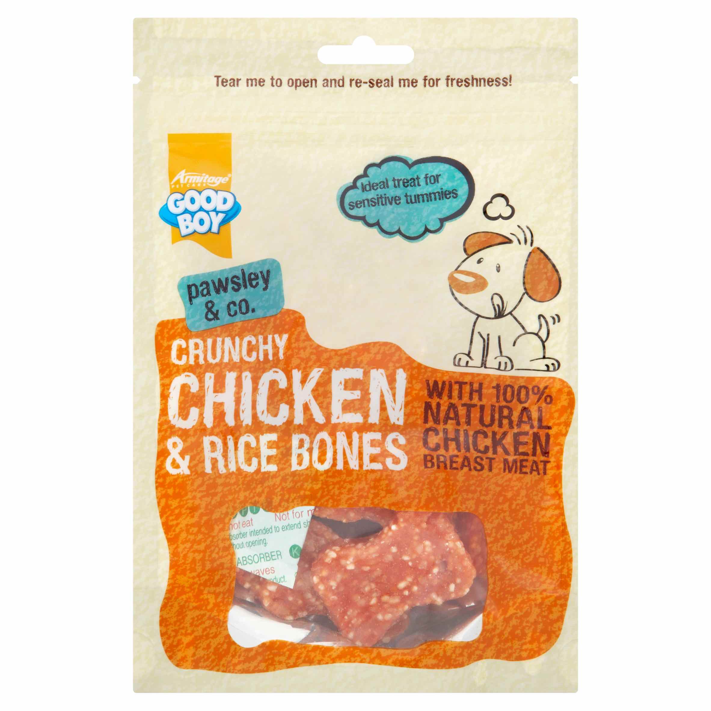 GOOD BOY Crunchy Chicken & Rice Bones (100gr)