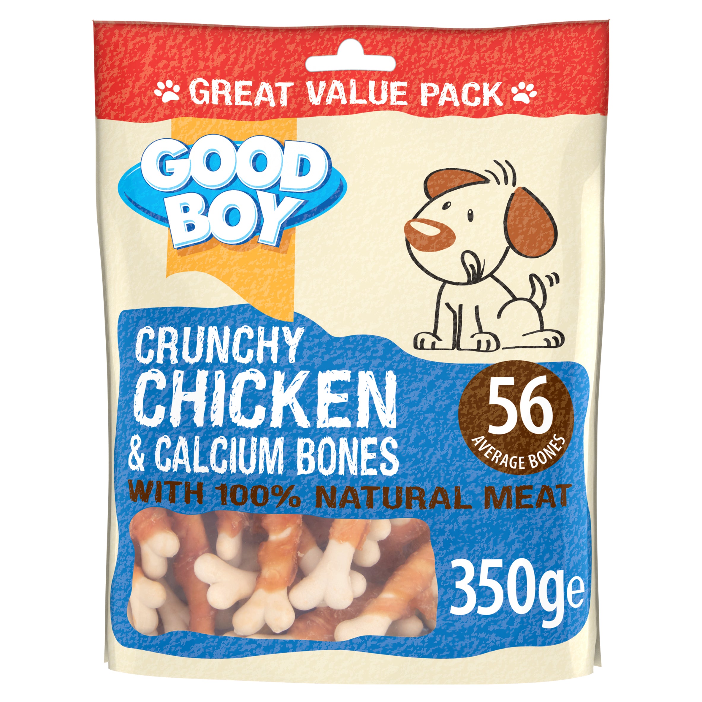 GOOD BOY Chicken & Calcium Bones Value Pack (350gr)