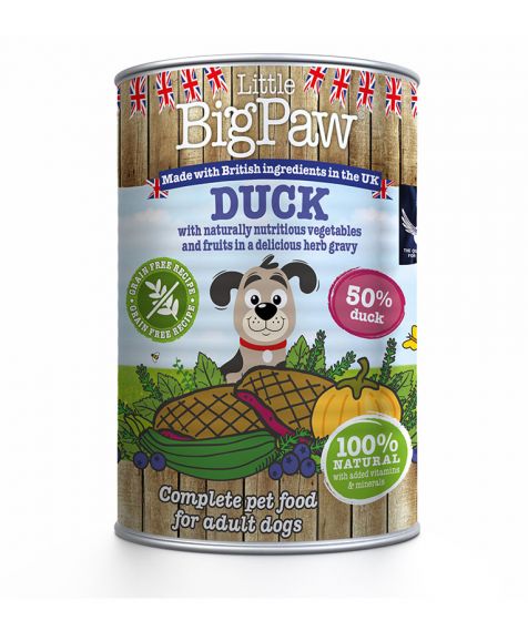 LITTLE BIG PAW Adult Dog Various Flavours (390 gr Tin)