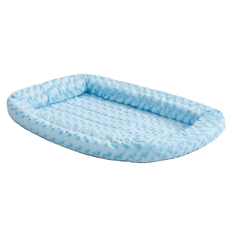 MIDWEST QuietTime Powder Blue Double Bolster Bed