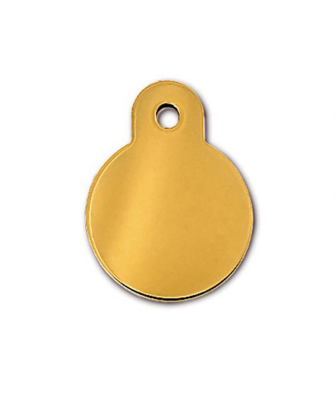 ID TAG - Brass Circle (Small)