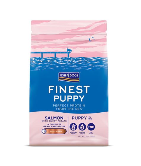 FISH4DOGS Puppy Salmon and Sweet Potato Small Kibble