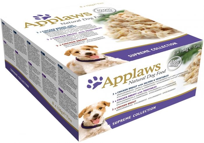 APPLAWS Dog Supreme Collection (8x156g Tin)