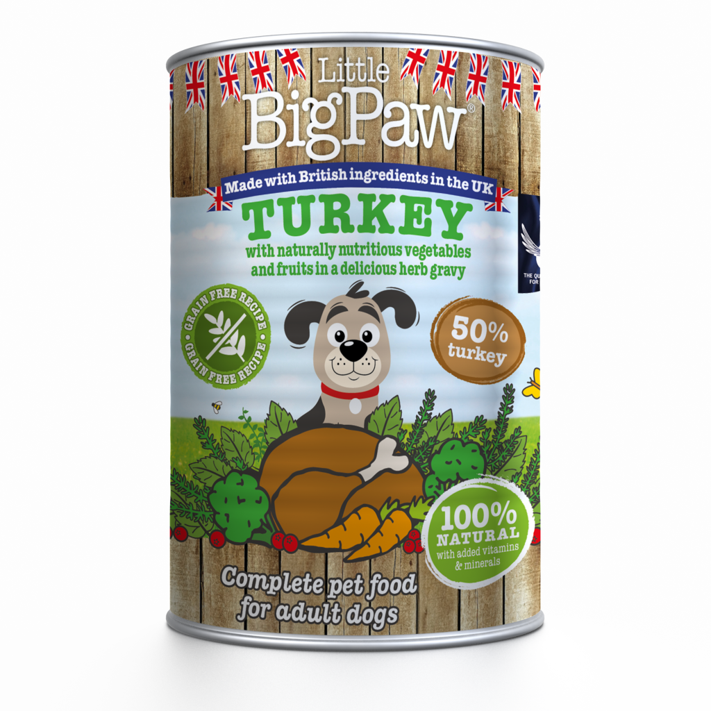 LITTLE BIG PAW Adult Dog Various Flavours (390 gr Tin)