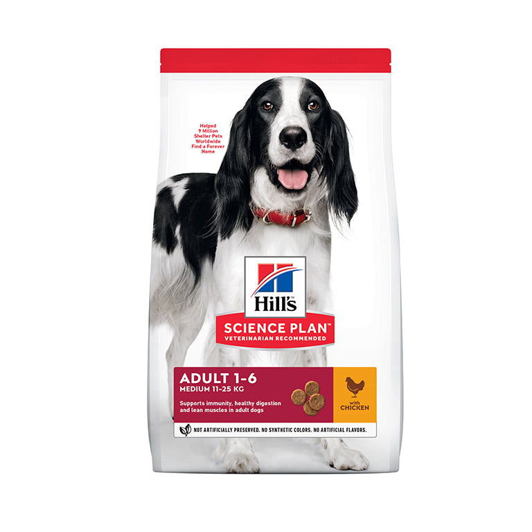 HILL'S Science Plan Medium Adult Dog Dry Food With Chicken