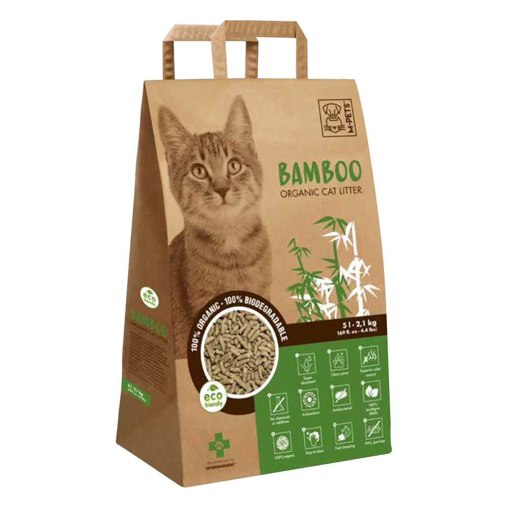 M-Pets Bamboo Organic & Biodegradable Cat Litter