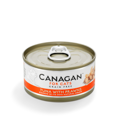 CANAGAN Cat Tuna with Prawns (75gr Tin)