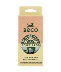 BECO Bags Compostable Poo Bags 60pcs