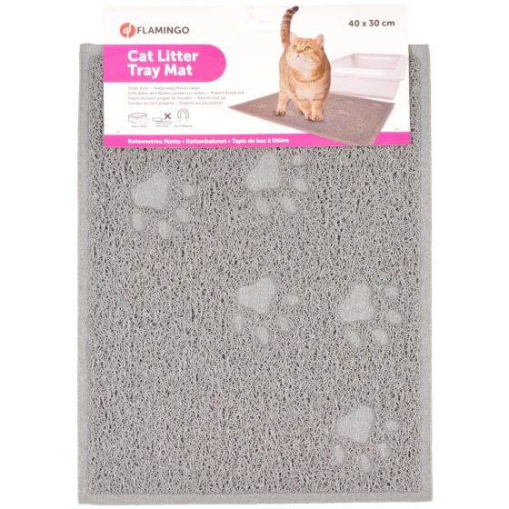 FLAMINGO Cat Litter Rectangular Mat