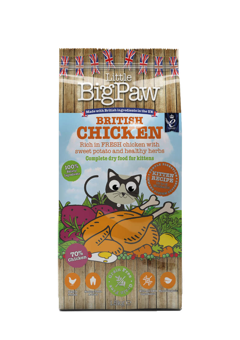 LITTLE BIG PAW Kitten British Chicken (1.5 kgs)