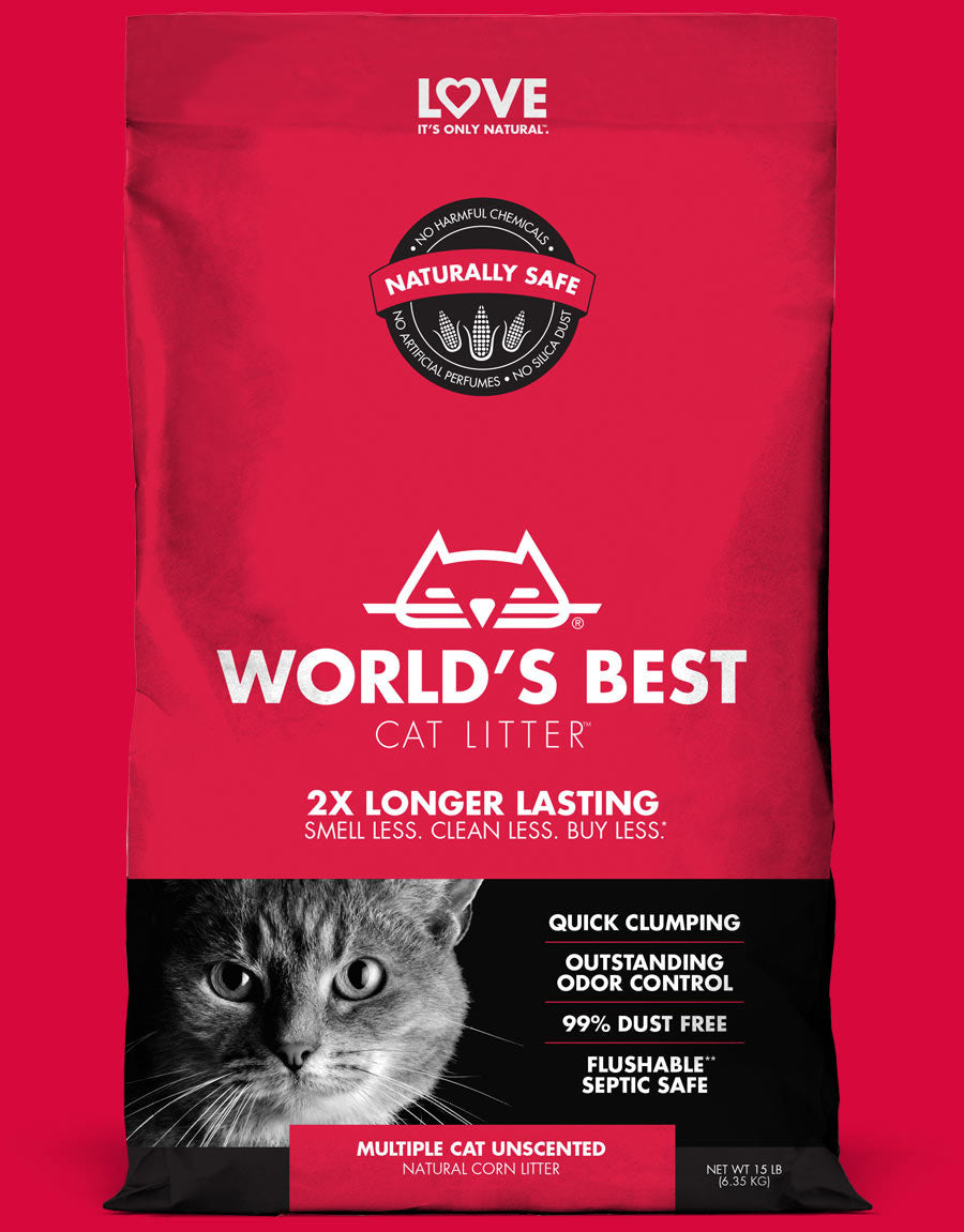 WORLD'S BEST Multiple Cat Clumping Cat Litter