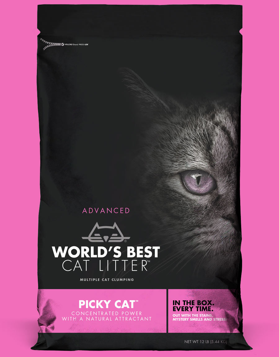 WORLD'S BEST Picky Cat Unscented Clumping Cat Litter (10.8kgs)