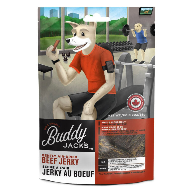 BUDDY JACK'S Jerky Dog Treats (Various Flavours 56gr)