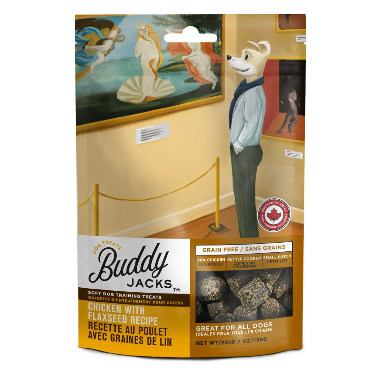 BUDDY JACK'S Soft & Chewy Dog Treats (Various Flavours 198gr)