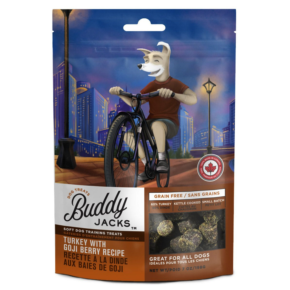 BUDDY JACK'S Soft & Chewy Dog Treats (Various Flavours 198gr)