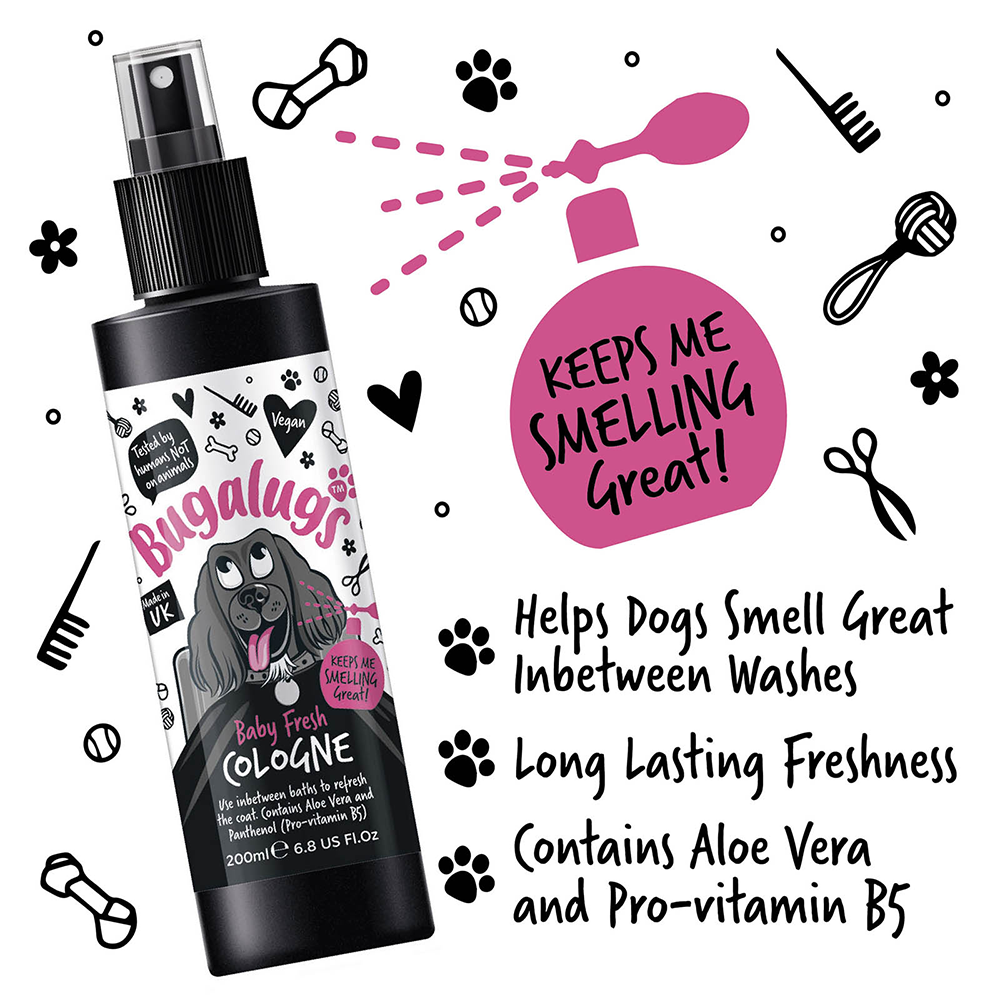 BUGALUGS Baby Fresh Spray Cologne For Dogs (200ml)