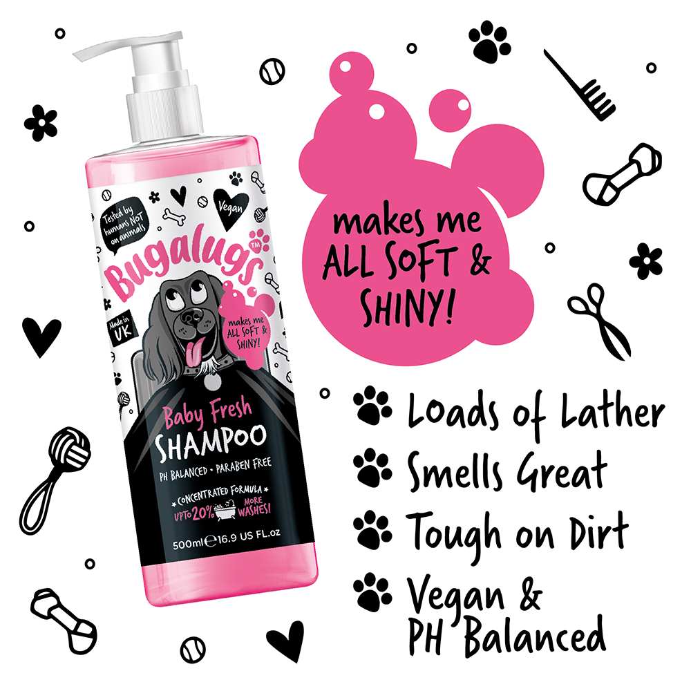 BUGALUGS Baby Fresh Dog Shampoo (500ml)